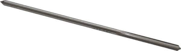 Interstate - #32 High Speed Steel 4 Flute Chucking Reamer - Straight Flute, 0.112" Straight Shank, 7/8" Flute Length, 3-1/2" OAL - USA Tool & Supply