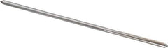 Interstate - #44 High Speed Steel 4 Flute Chucking Reamer - Straight Flute, 0.081" Straight Shank, 3/4" Flute Length, 3" OAL - USA Tool & Supply