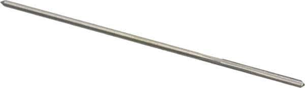 Interstate - #47 High Speed Steel 4 Flute Chucking Reamer - Straight Flute, 0.072" Straight Shank, 3/4" Flute Length, 3" OAL - USA Tool & Supply