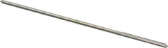Interstate - #47 High Speed Steel 4 Flute Chucking Reamer - Straight Flute, 0.072" Straight Shank, 3/4" Flute Length, 3" OAL - USA Tool & Supply