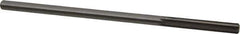 Interstate - Letter F High Speed Steel Chucking Reamer - Straight Flute, 1/4" Straight Shank, 1-1/2" Flute Length, 6" OAL - USA Tool & Supply