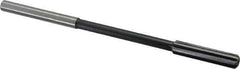 Interstate - Letter Q High Speed Steel Chucking Reamer - Straight Flute, 0.2792" Straight Shank, 1-1/2" Flute Length, 6" OAL - USA Tool & Supply