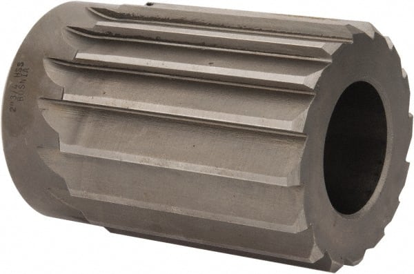 Interstate - 2-3/4" Reamer Diam, Straight Flute Shell Reamer - USA Tool & Supply