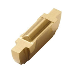 Seco - LCGA, 0.104" Cutting Width, FG, CP500 Grade, Double End Multi-Directional Turning Insert - TiAlN, TiN Coated - USA Tool & Supply