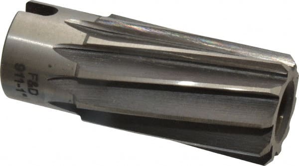 Made in USA - 1" Reamer Diam, Spiral Flute Shell Reamer - USA Tool & Supply