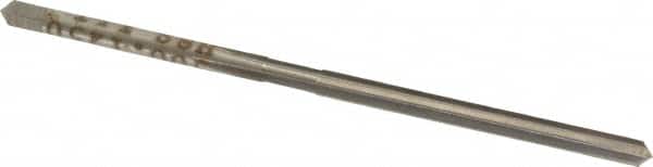 Made in USA - 1/8" Diam, Straight Shank, 1-1/2" Flute, Hand Reamer - USA Tool & Supply
