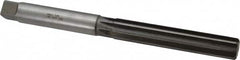 Made in USA - 7/8" Diam, Straight Shank, 4-7/8" Flute, Hand Reamer - USA Tool & Supply