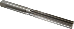 Made in USA - 1-1/4" Diam, Straight Shank, 6-1/8" Flute, Hand Reamer - USA Tool & Supply