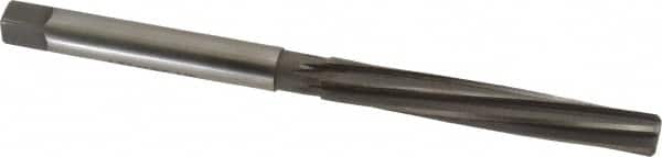 Made in USA - 5/16" Diam, Straight Shank, 2-1/4" Flute, Hand Reamer - USA Tool & Supply