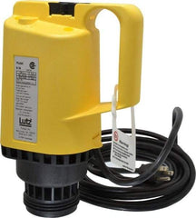 Lutz Pumps - 0.85 HP, Open Drip Proof Drum Pump Motor - For Use With All Lutz Pump Tubes, 120 Volt - USA Tool & Supply