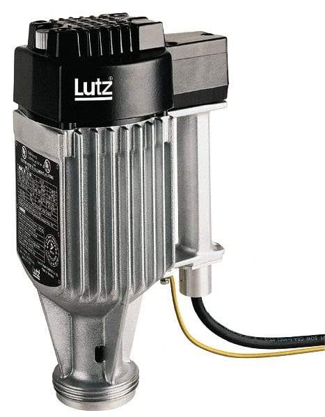 Lutz Pumps - 0.4 HP, Explosion Proof Drum Pump Motor - For Use With All Lutz Pump Tubes, 120 Volt - USA Tool & Supply