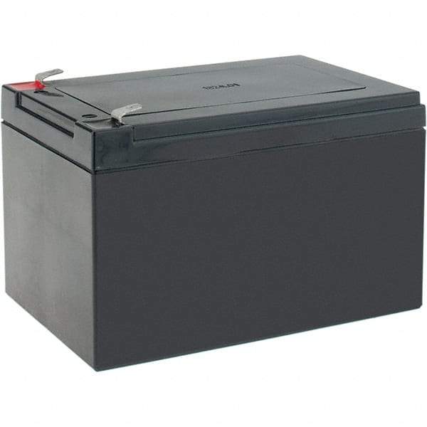 Mule - Lead-Acid, Quick-Disconnect Tab Terminal, 12 Volt, 10 Amp, Lead Rechargeable Battery - 6.35mm Tab Width x 0.8mm Tab Thickness, 3.86" Wide x 3.98" High x 5.94" Deep - USA Tool & Supply