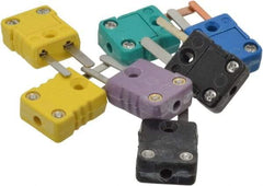 Fluke - 7 Piece Thermometer Mini Plug Kit - USA Tool & Supply