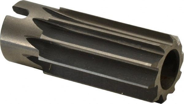 Made in USA - 1-1/8" Reamer Diam, Straight Flute Shell Reamer - USA Tool & Supply