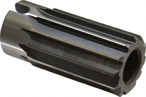 Made in USA - 1-3/8" Reamer Diam, Straight Flute Shell Reamer - USA Tool & Supply