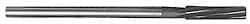 Interstate - 25/64" Cobalt 6 Flute Chucking Reamer - Spiral Flute, 0.3105" Straight Shank, 1-3/4" Flute Length, 7" OAL - USA Tool & Supply