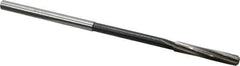 Interstate - 7/32" High Speed Steel Chucking Reamer - Spiral Flute, 0.2075" Straight Shank, 1-1/4" Flute Length, 5" OAL - USA Tool & Supply