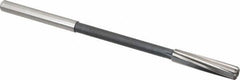 Interstate - 21/64" High Speed Steel Chucking Reamer - Spiral Flute, 0.2792" Straight Shank, 1-1/2" Flute Length, 6" OAL - USA Tool & Supply