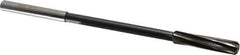 Interstate - 3/8" High Speed Steel Chucking Reamer - Spiral Flute, 0.3105" Straight Shank, 1-3/4" Flute Length, 7" OAL - USA Tool & Supply