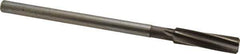 Interstate - 15/32" High Speed Steel Chucking Reamer - Spiral Flute, 0.373" Straight Shank, 1-3/4" Flute Length, 7" OAL - USA Tool & Supply