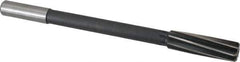 Interstate - 3/4" High Speed Steel Chucking Reamer - Spiral Flute, 5/8" Straight Shank, 2-1/2" Flute Length, 9-1/2" OAL - USA Tool & Supply