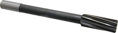 Interstate - 1-1/8" High Speed Steel Chucking Reamer - Spiral Flute, 7/8" Straight Shank, 2-7/8" Flute Length, 11" OAL - USA Tool & Supply