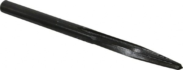 Made in USA - 5/16" Reamer Diam, 3/16" Small End Diam, 3/8" Diam Straight Shank, 2-3/4" Flute, Bridge Reamer - USA Tool & Supply