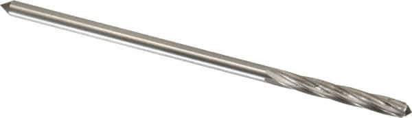 Interstate - 3/16" Cobalt 6 Flute Chucking Reamer - Spiral Flute, 0.1805" Straight Shank, 1-1/8" Flute Length, 4-1/2" OAL - USA Tool & Supply