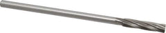 Interstate - 3/8" Cobalt 6 Flute Chucking Reamer - Spiral Flute, 0.3105" Straight Shank, 1-3/4" Flute Length, 7" OAL - USA Tool & Supply