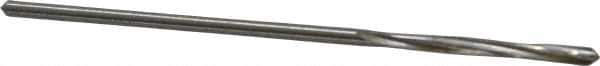 Made in USA - 3/32" High Speed Steel 4 Flute Chucking Reamer - Spiral Flute, 0.088" Straight Shank, 3/4" Flute Length, 3" OAL - USA Tool & Supply