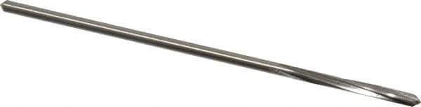 Made in USA - 7/64" High Speed Steel 4 Flute Chucking Reamer - Spiral Flute, 0.103" Straight Shank, 7/8" Flute Length, 3-1/2" OAL - USA Tool & Supply