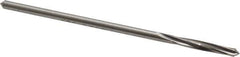 Made in USA - 5/32" High Speed Steel 4 Flute Chucking Reamer - Spiral Flute, 0.151" Straight Shank, 1" Flute Length, 4" OAL - USA Tool & Supply