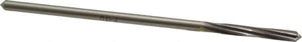 Made in USA - 11/64" High Speed Steel 6 Flute Chucking Reamer - Spiral Flute, 0.1645" Straight Shank, 1-1/8" Flute Length, 4-1/2" OAL - USA Tool & Supply