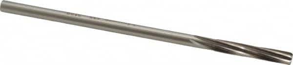 Made in USA - 7/32" High Speed Steel 6 Flute Chucking Reamer - USA Tool & Supply