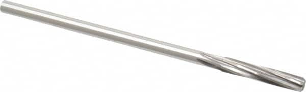 Made in USA - 9/32" High Speed Steel 6 Flute Chucking Reamer - USA Tool & Supply