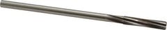 Made in USA - 5/16" High Speed Steel 6 Flute Chucking Reamer - Spiral Flute, 0.2792" Straight Shank, 1-1/2" Flute Length, 6" OAL - USA Tool & Supply