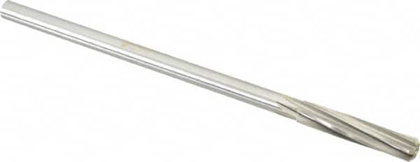 Made in USA - 23/64" High Speed Steel 6 Flute Chucking Reamer - USA Tool & Supply