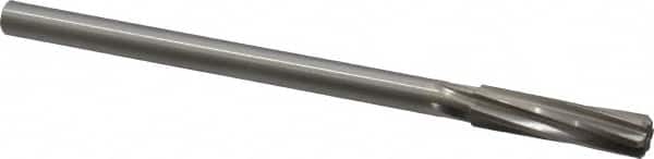 Made in USA - 7/16" High Speed Steel 6 Flute Chucking Reamer - USA Tool & Supply