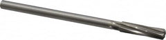Made in USA - 7/16" High Speed Steel 6 Flute Chucking Reamer - USA Tool & Supply