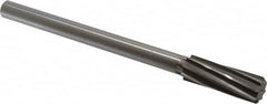Made in USA - 27/32" High Speed Steel 8 Flute Chucking Reamer - USA Tool & Supply