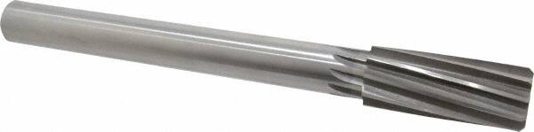 Made in USA - 1-1/4" High Speed Steel 10 Flute Chucking Reamer - USA Tool & Supply
