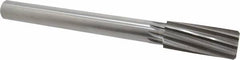 Made in USA - 1-1/4" High Speed Steel 10 Flute Chucking Reamer - USA Tool & Supply