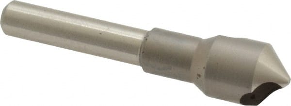 M.A. Ford - 7/16" Head Diam, 1/4" Shank Diam, 0 Flute 90° High Speed Steel Countersink - USA Tool & Supply