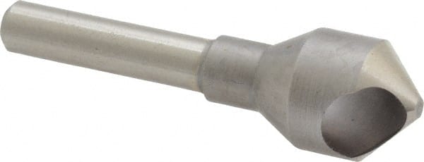 M.A. Ford - 9/16" Head Diam, 1/4" Shank Diam, 0 Flute 90° High Speed Steel Countersink - USA Tool & Supply