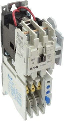 Eaton Cutler-Hammer - 110 Coil VAC at 50 Hz, 120 Coil VAC at 60 Hz, 18 Amp, Nonreversible Open Enclosure NEMA Motor Starter - 1 hp at 1 Phase - USA Tool & Supply