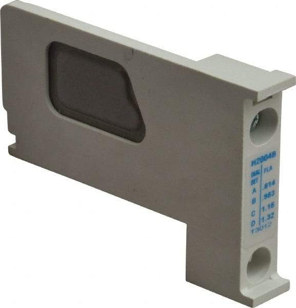 Eaton Cutler-Hammer - Starter Definite Purpose Heater Pack - For Use with B Series Overload Relay IEC G-K, B Series Overload Relay NEMA 1-2, C Series Overload Relay IEC A-F, C Series Overload Relay NEMA 00-0 - USA Tool & Supply