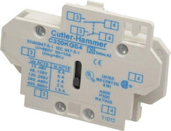 Eaton Cutler-Hammer - Starter Auxiliary Contact - For Use with 10-60A Contactors - USA Tool & Supply