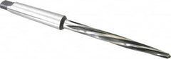 Interstate - 7/16" Reamer Diam, 7/32" Small End Diam, 2MT Morse Taper Shank, 4-3/8" Flute, Bridge Reamer - USA Tool & Supply