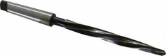 Interstate - 1/2" Reamer Diam, 5/16" Small End Diam, 2MT Morse Taper Shank, 5-1/8" Flute, Bridge Reamer - USA Tool & Supply