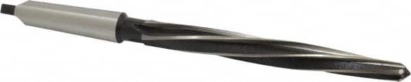 Interstate - 13/16" Reamer Diam, 35/64" Small End Diam, 3MT Morse Taper Shank, 7-3/8" Flute, Bridge Reamer - USA Tool & Supply